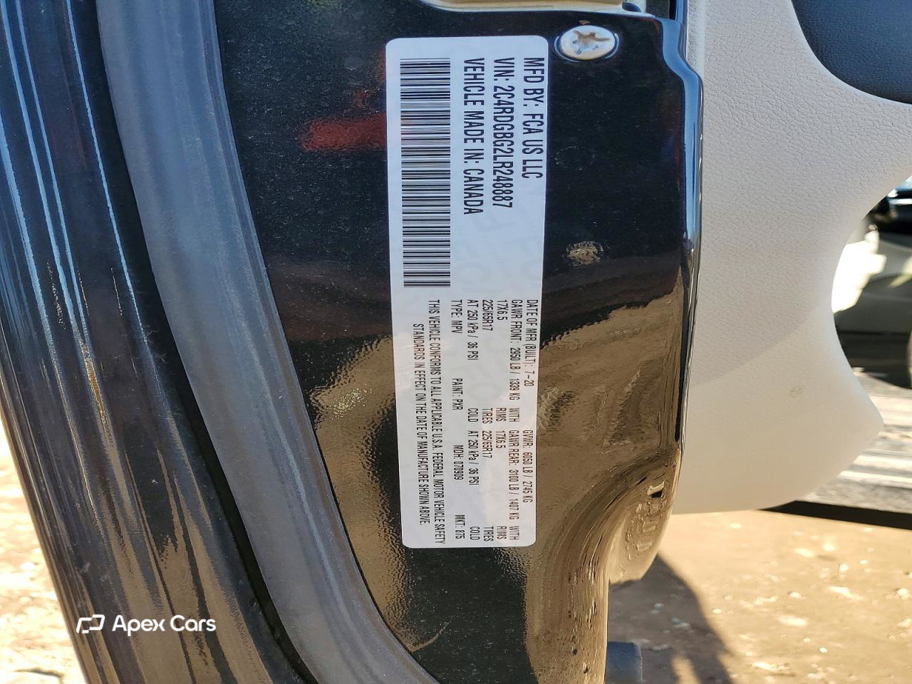 Dodge Caravan 2020