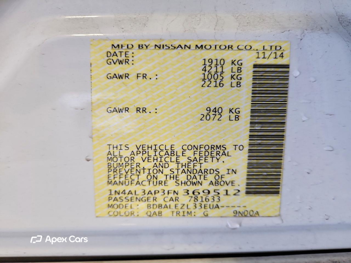 Nissan Altima 2015