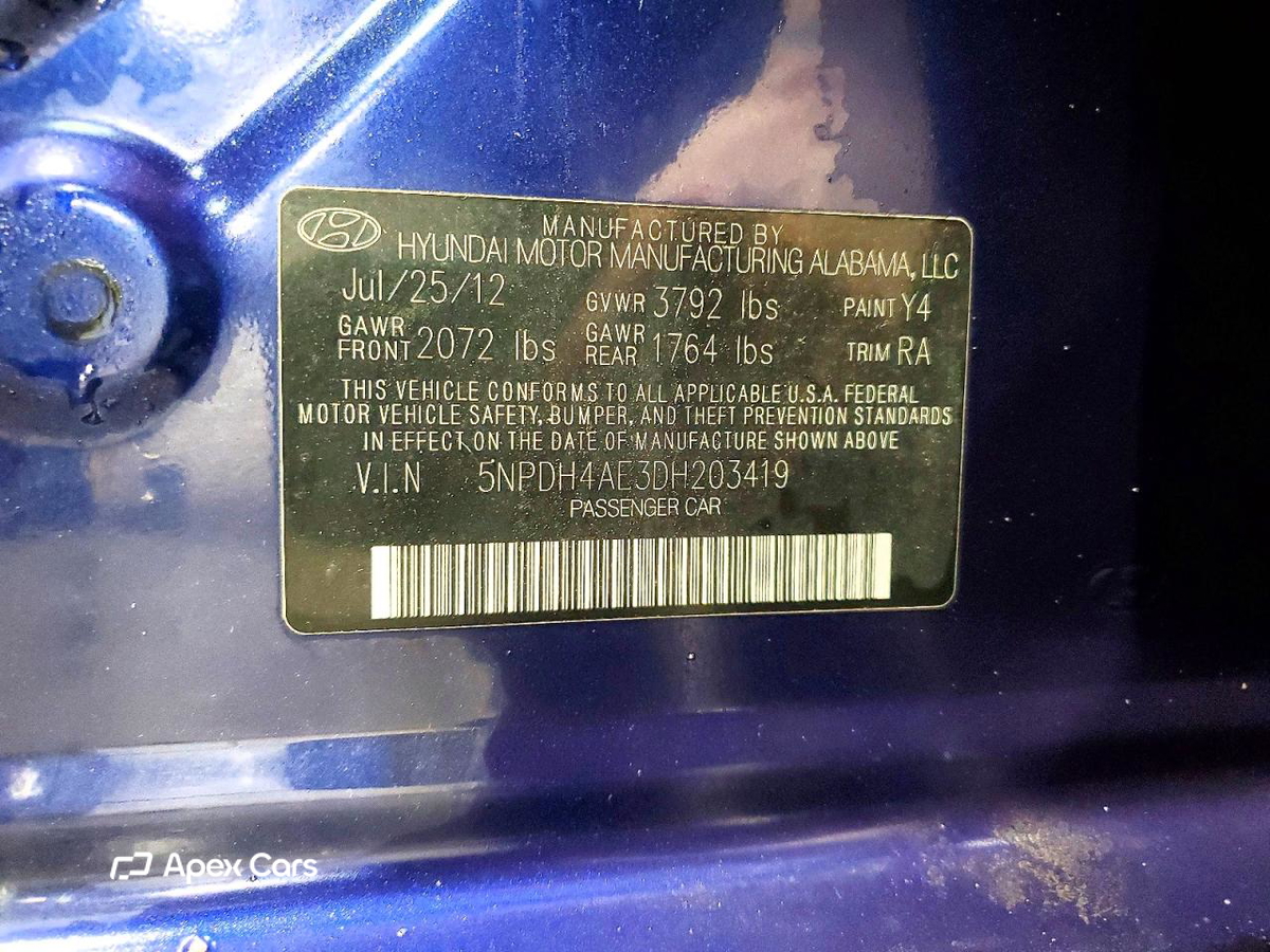 Hyundai Elantra 2013