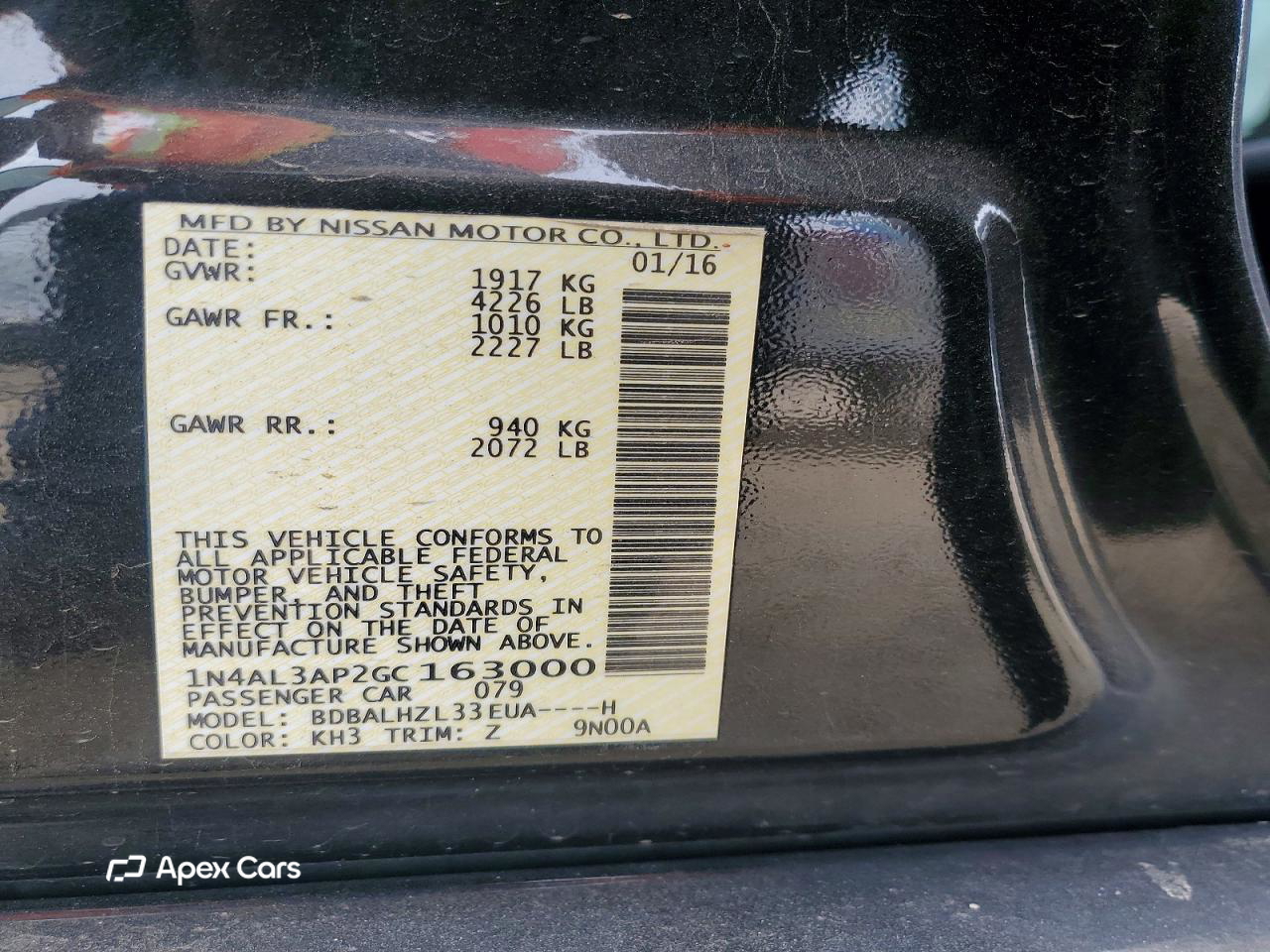 Nissan Altima 2016