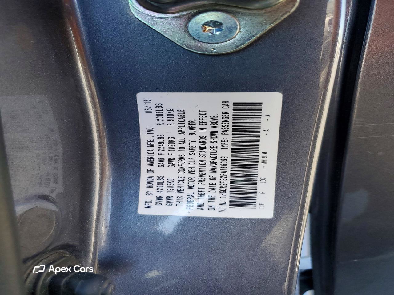 Honda Accord 2015