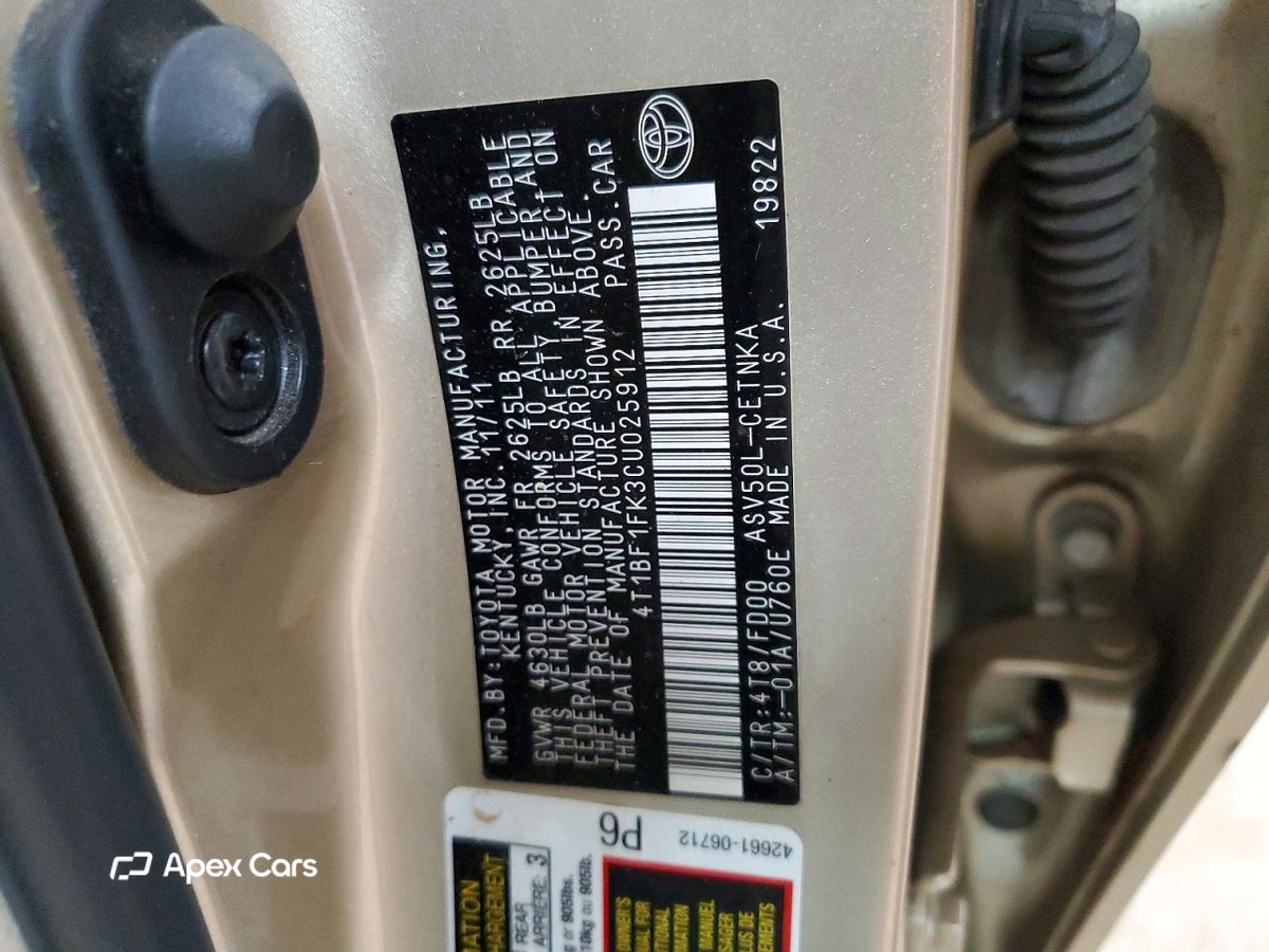 Toyota Camry 2012