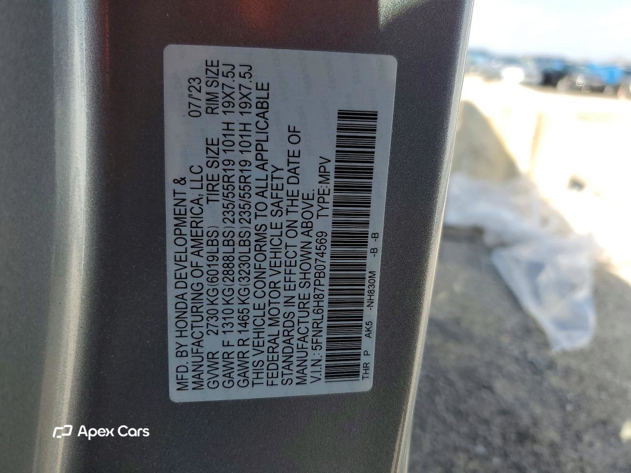 Honda Odyssey 2023