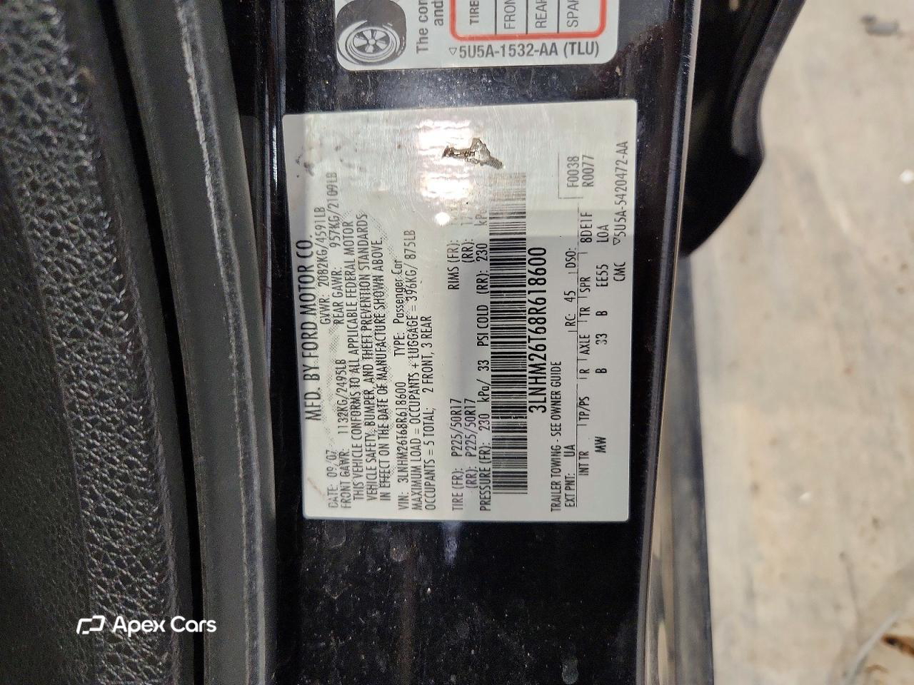 Lincoln MKZ 2008
