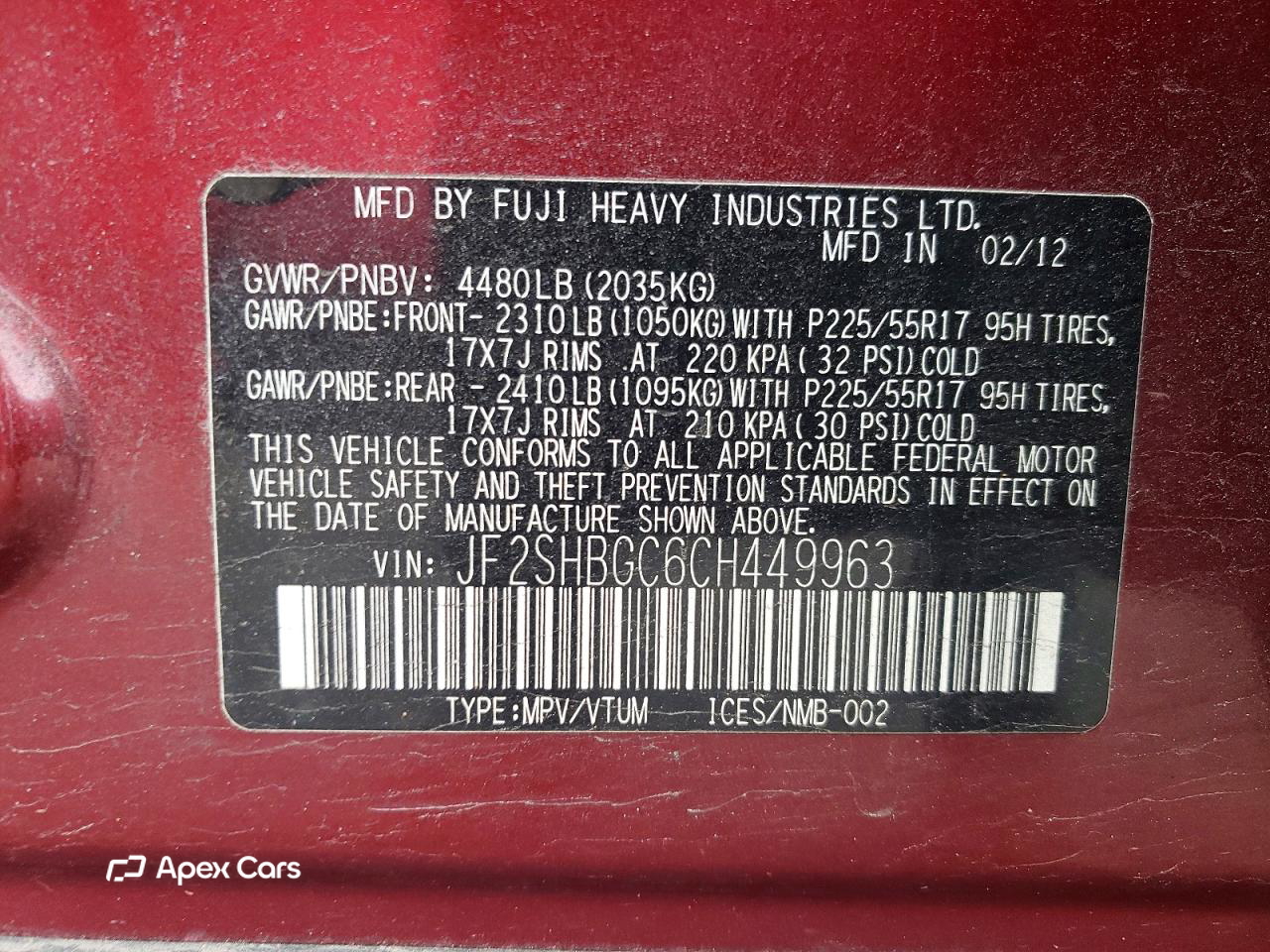 Subaru Forester 2012