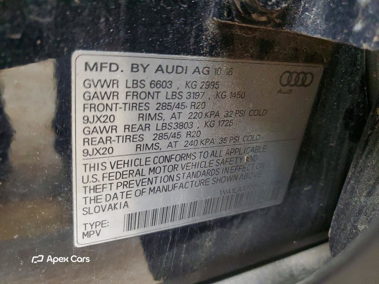 Audi Q7 2017