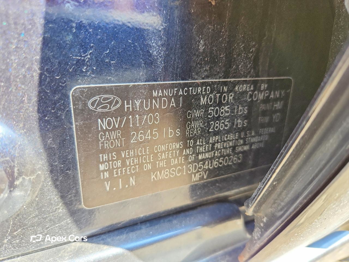 Hyundai Santa Fe 2004