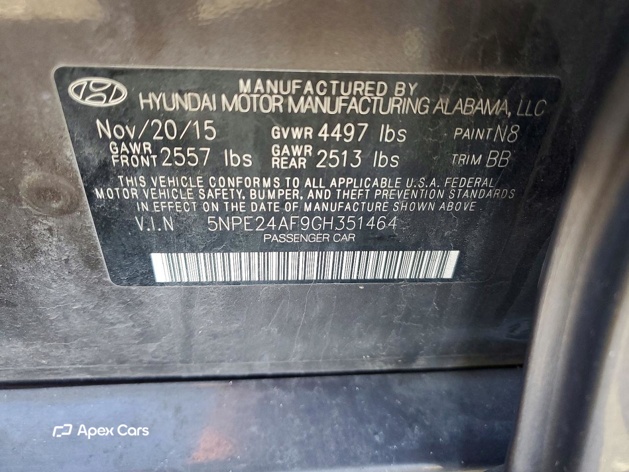Hyundai Sonata 2016