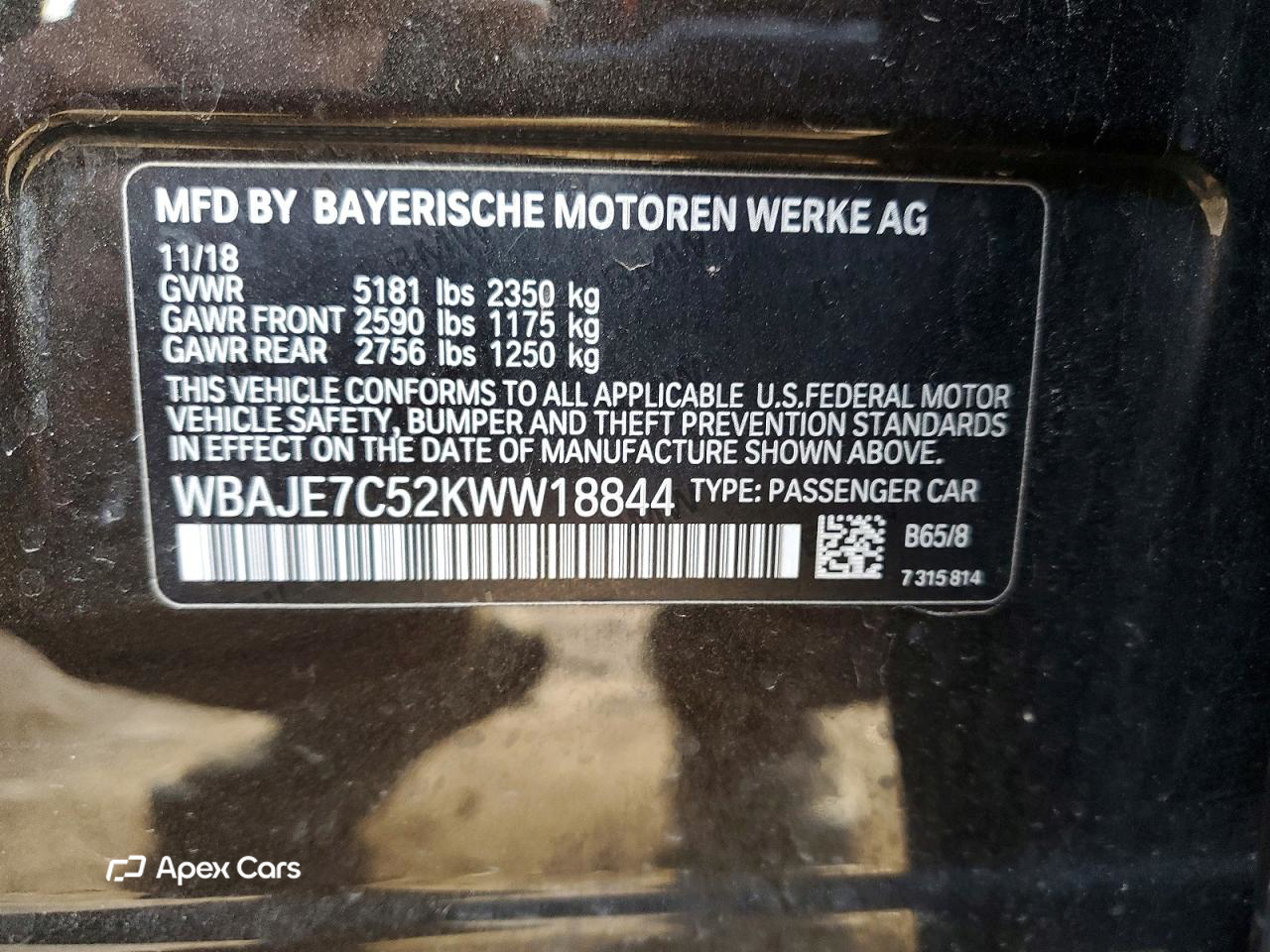 BMW Series 5 2019