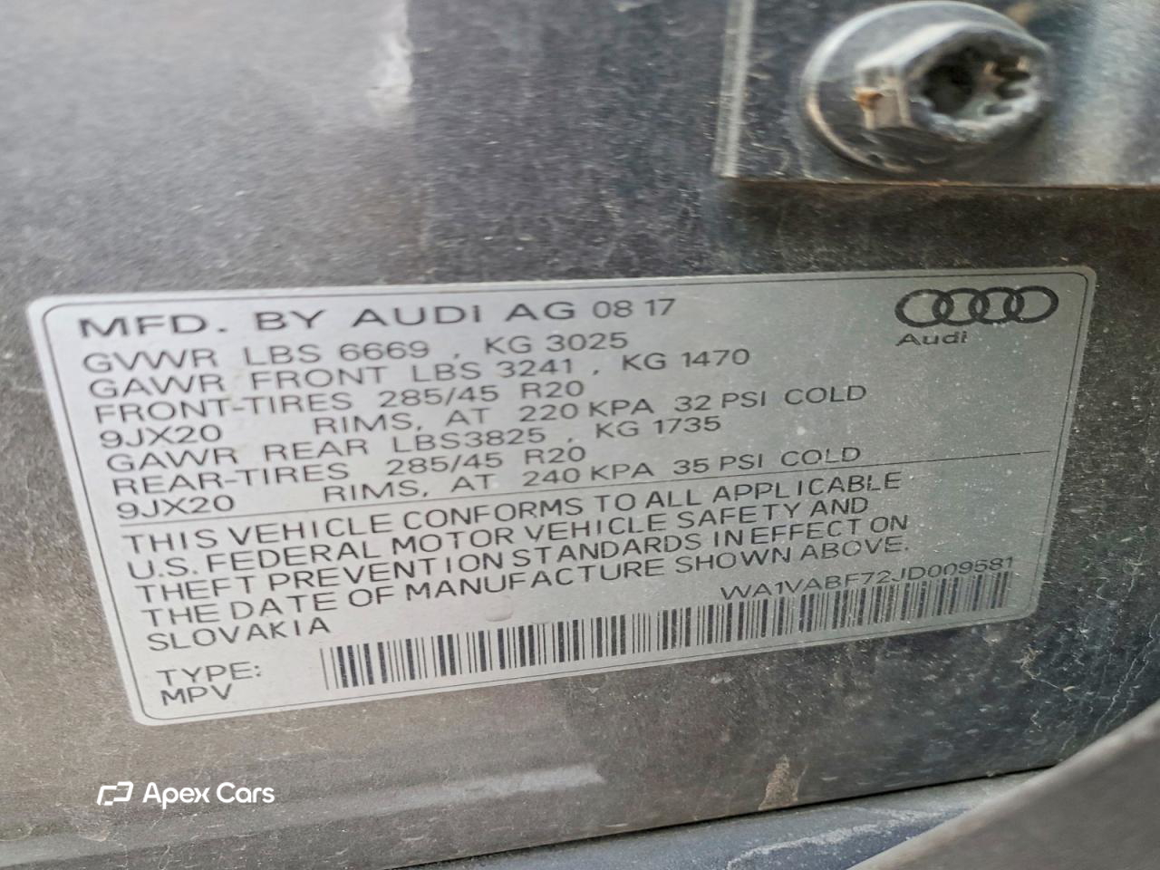 Audi Q7 2018