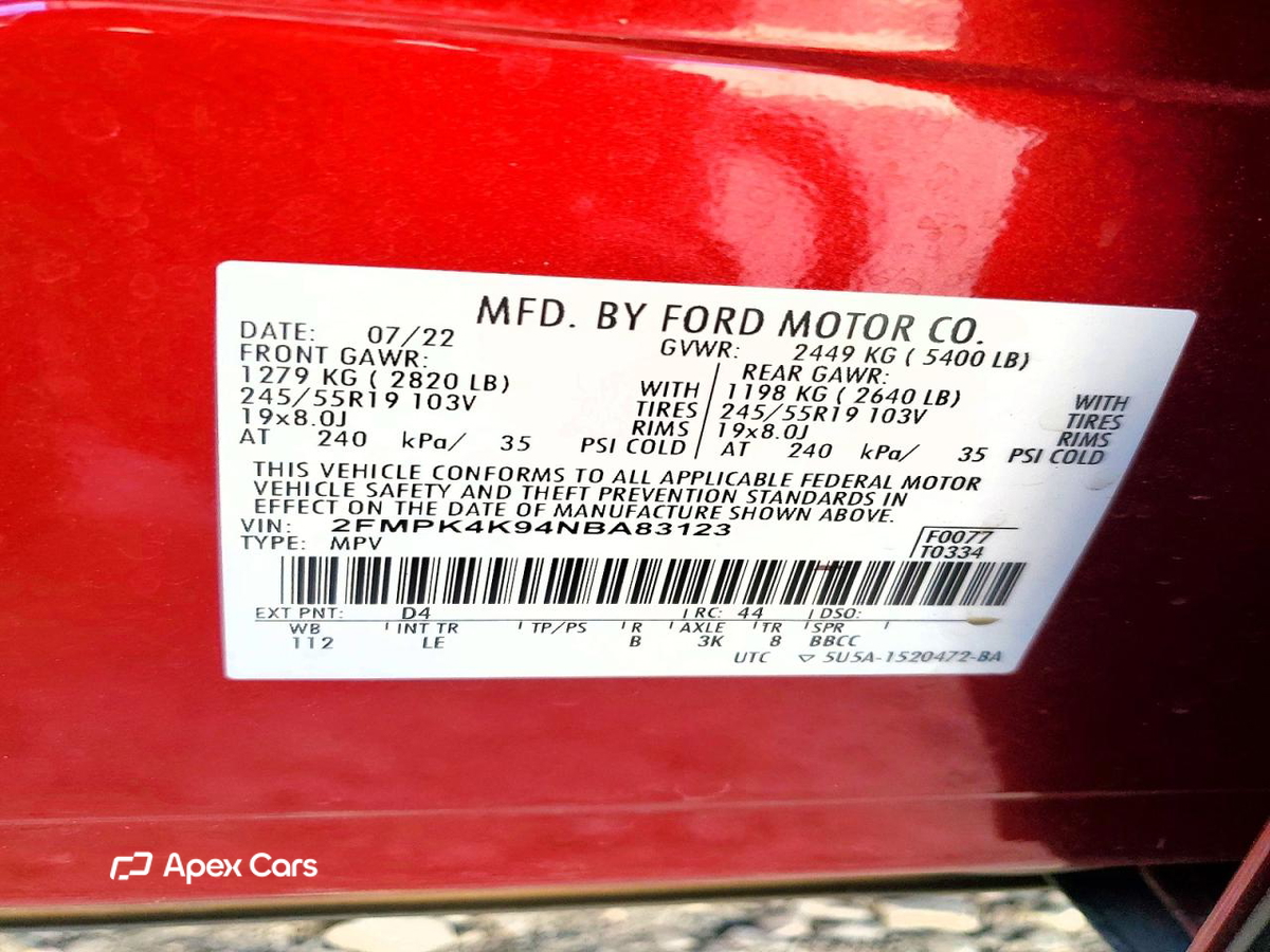Ford Edge 2022