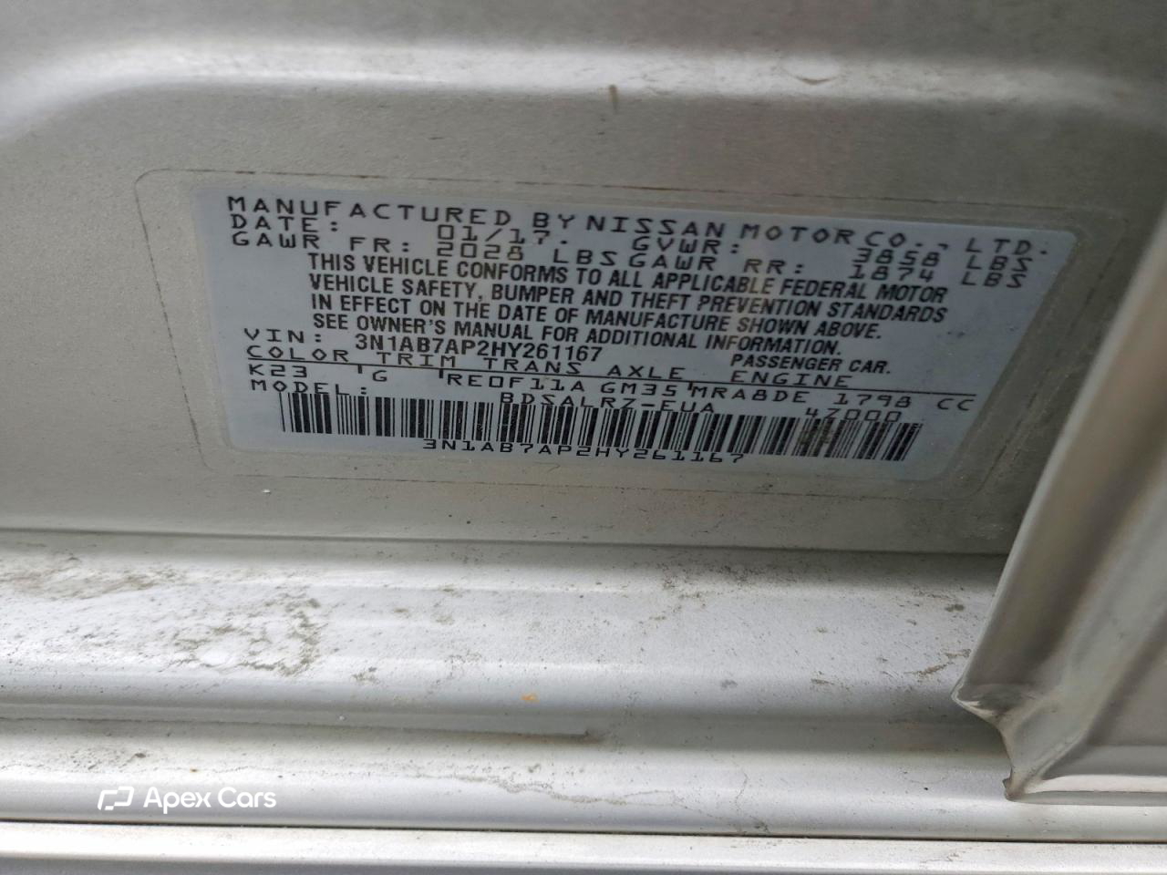 Nissan Sentra 2017