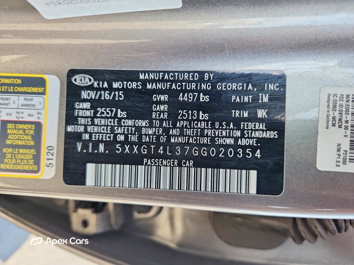 Kia Optima 2016