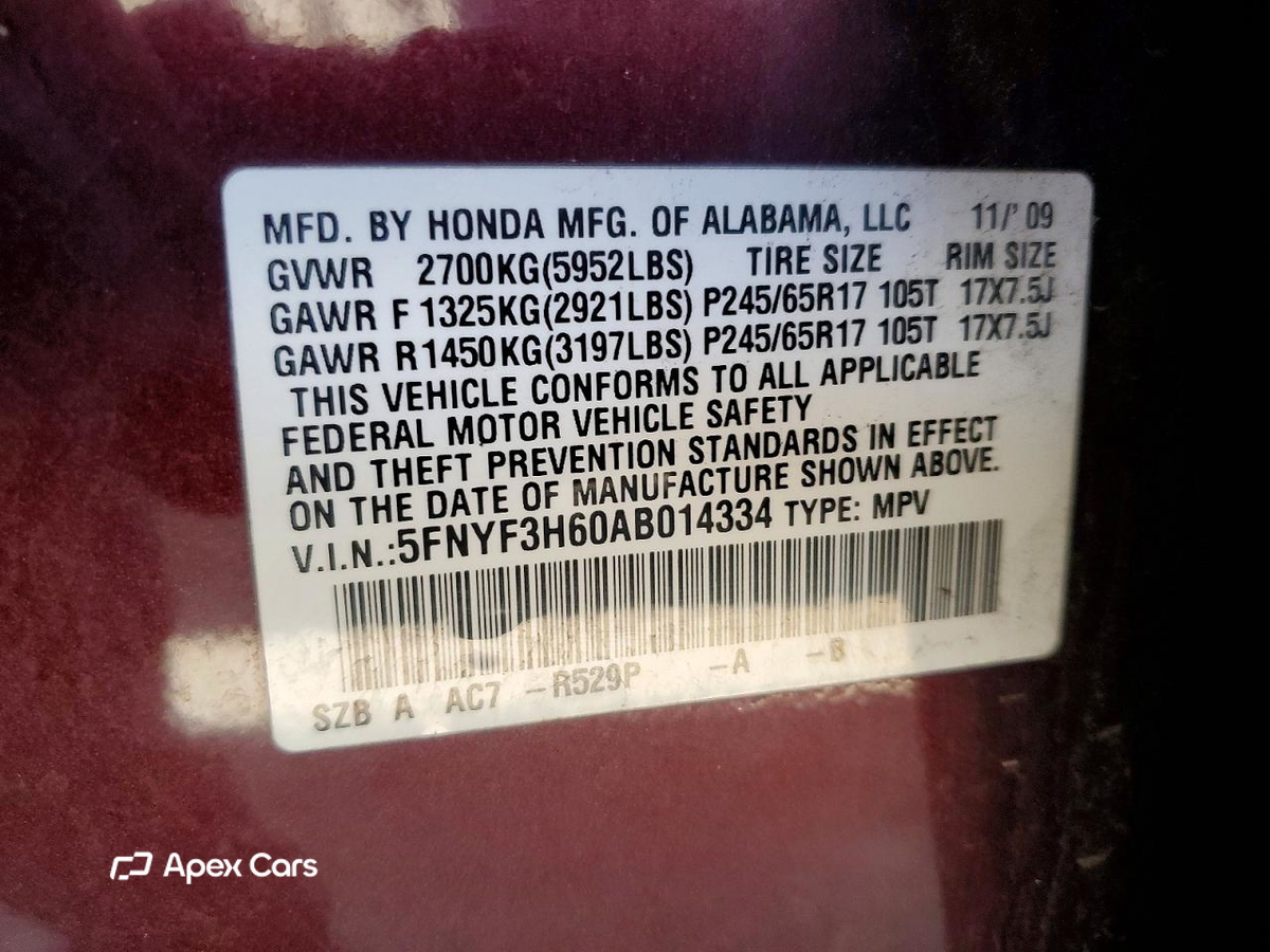 Honda Pilot 2010