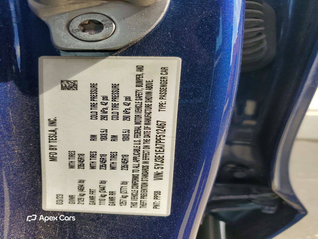 Tesla Model 3 2023