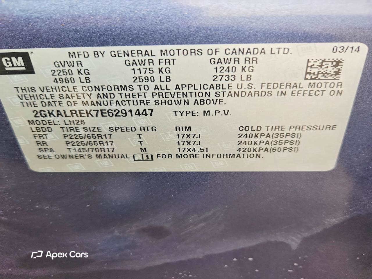 GMC Terrain 2014