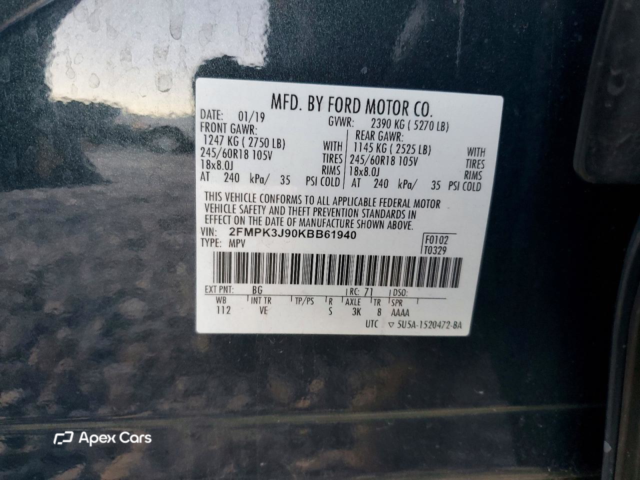 Ford Edge 2019