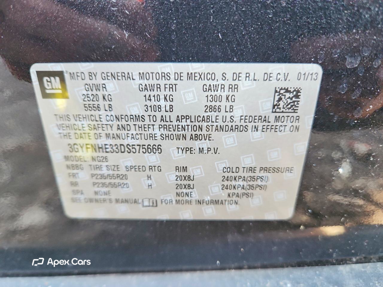 Cadillac SRX 2013