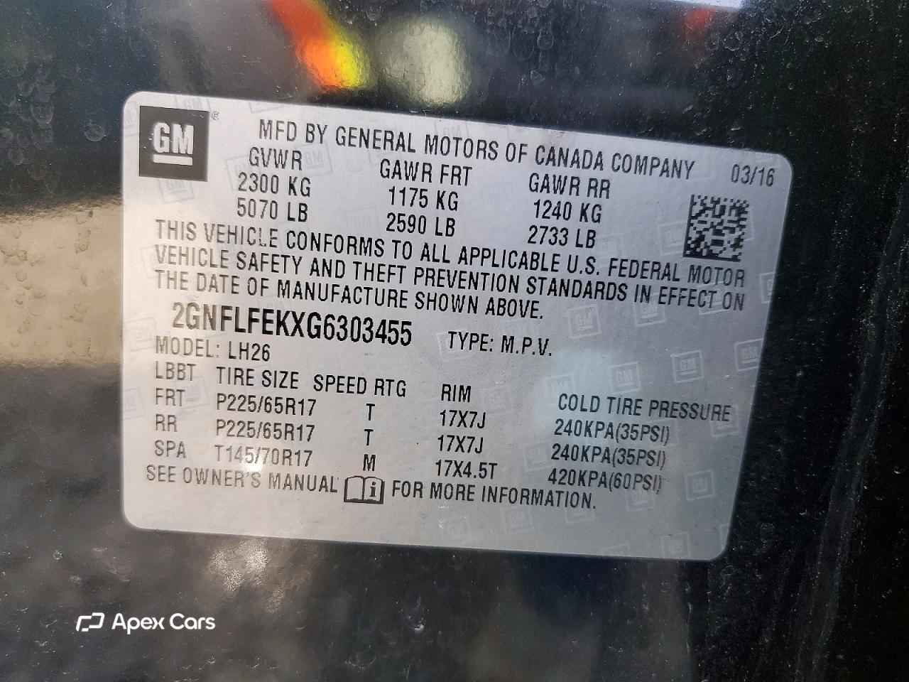 Chevrolet Equinox 2016