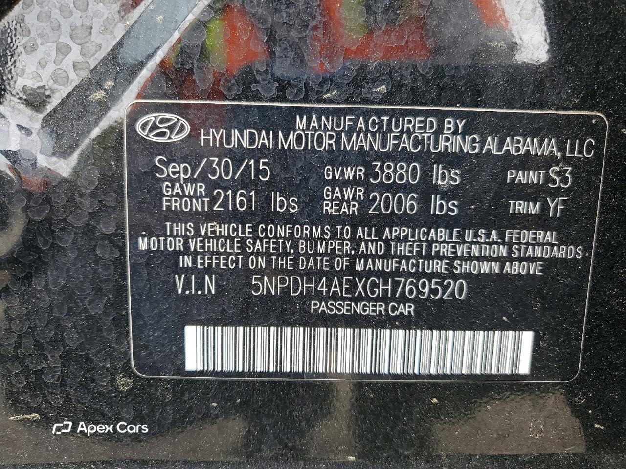 Hyundai Elantra 2016
