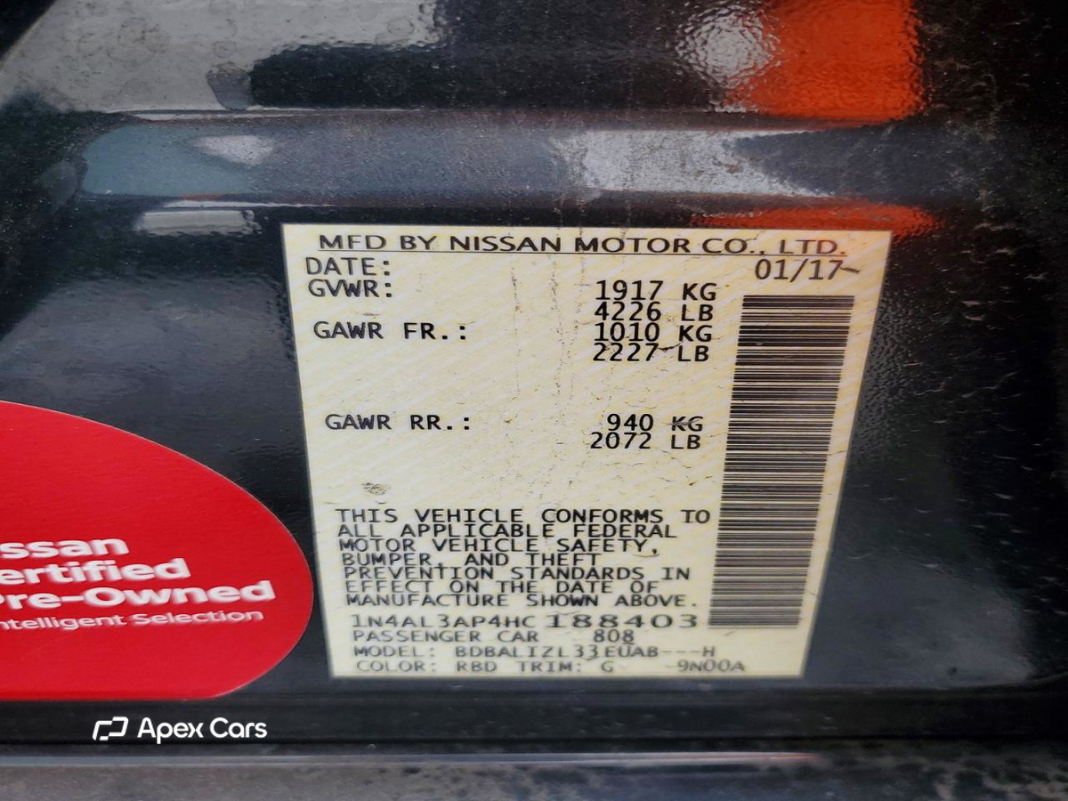Nissan Altima 2017