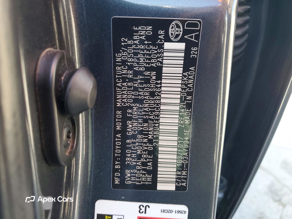 Toyota Corolla 2012