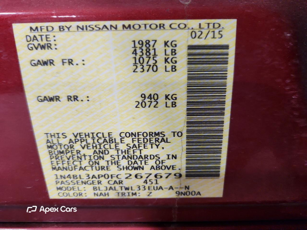 Nissan Altima 2015