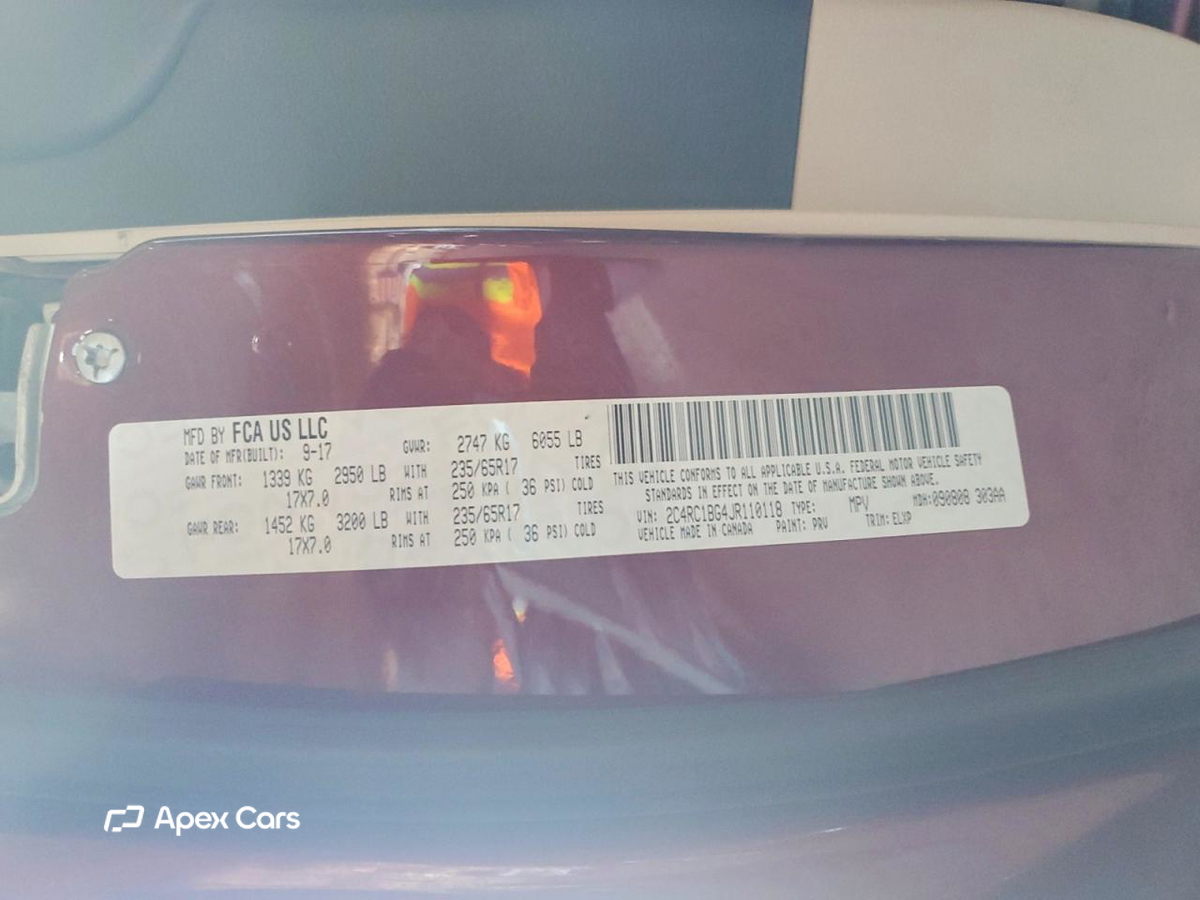 Chrysler Pacifica 2018