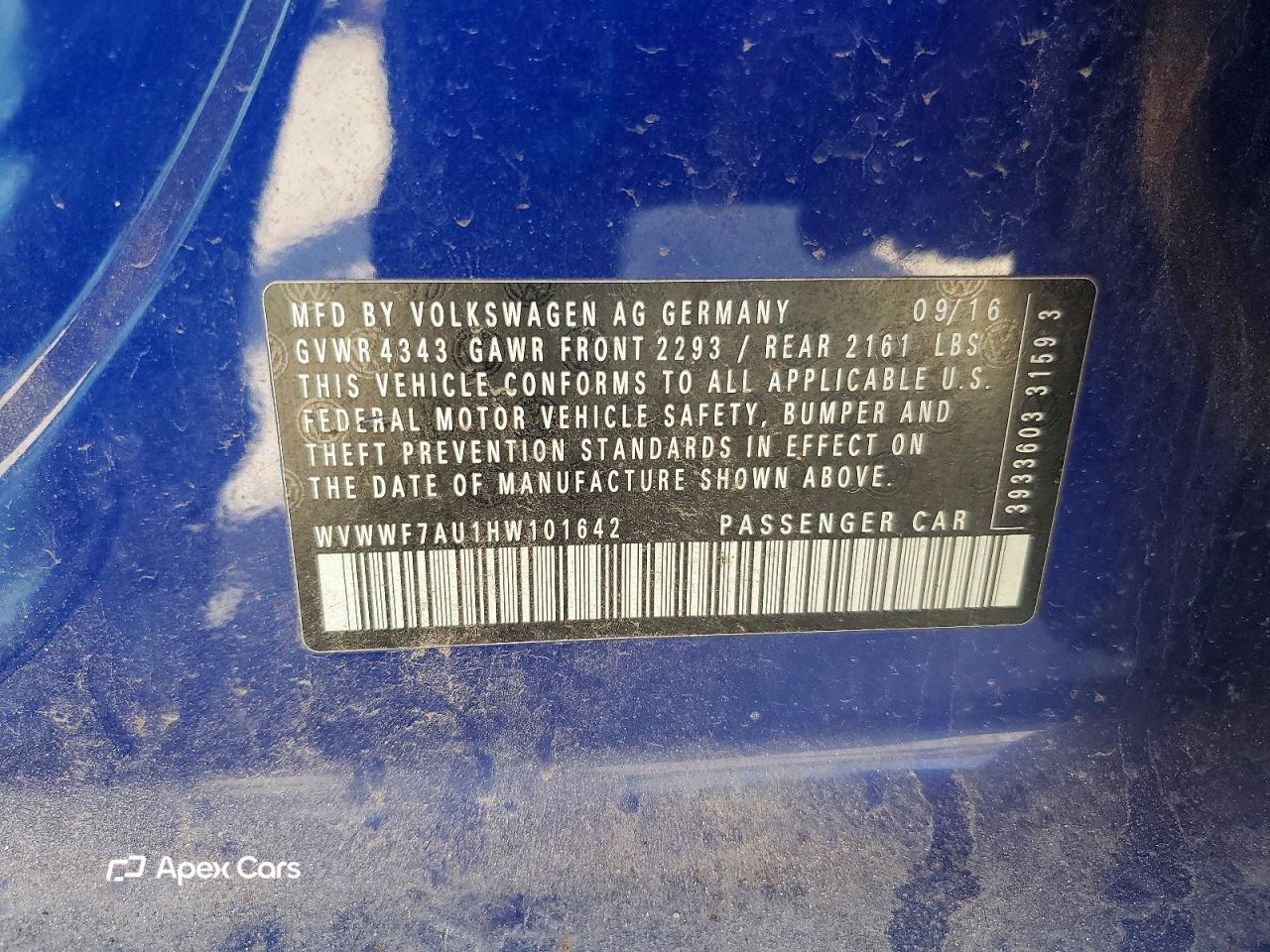 Volkswagen Golf 2017