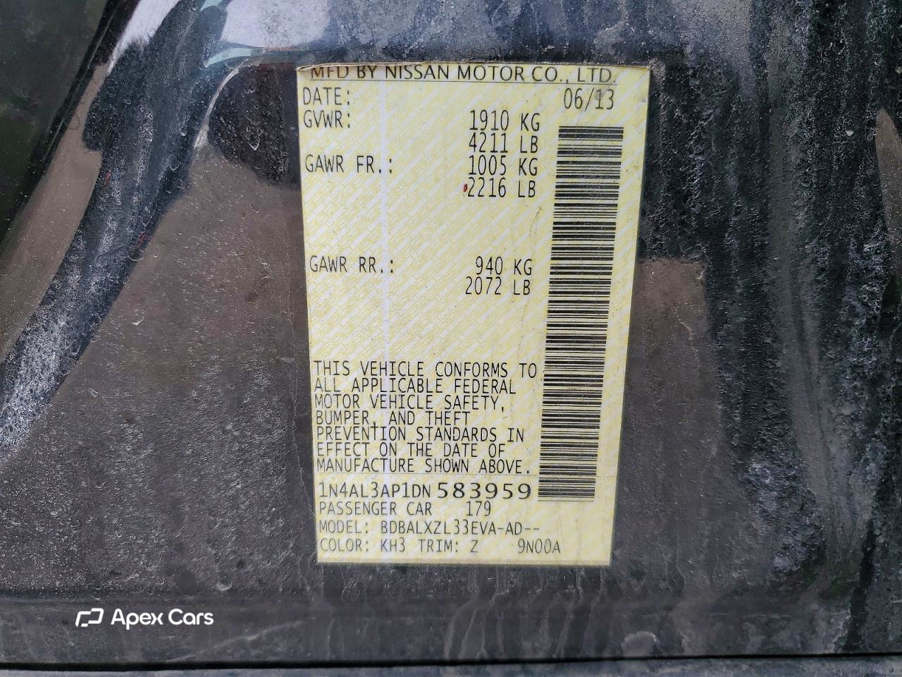 Nissan Altima 2013