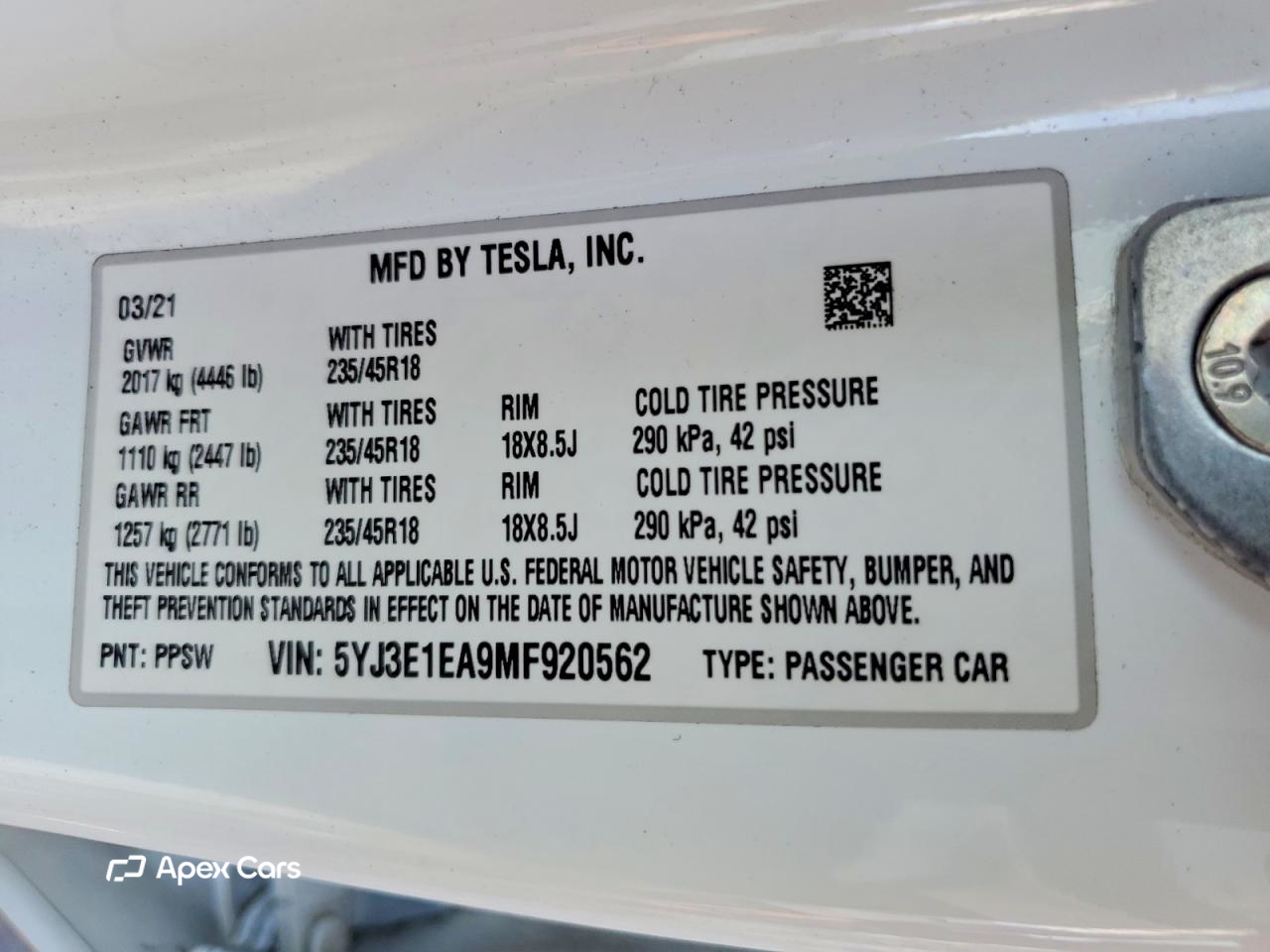 Tesla Model 3 2021
