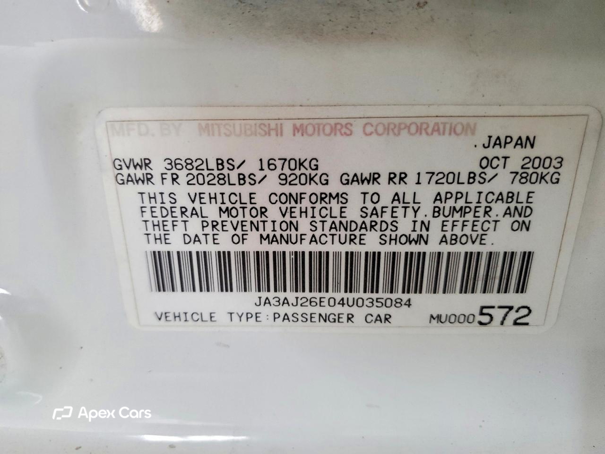 Mitsubishi Lancer 2004