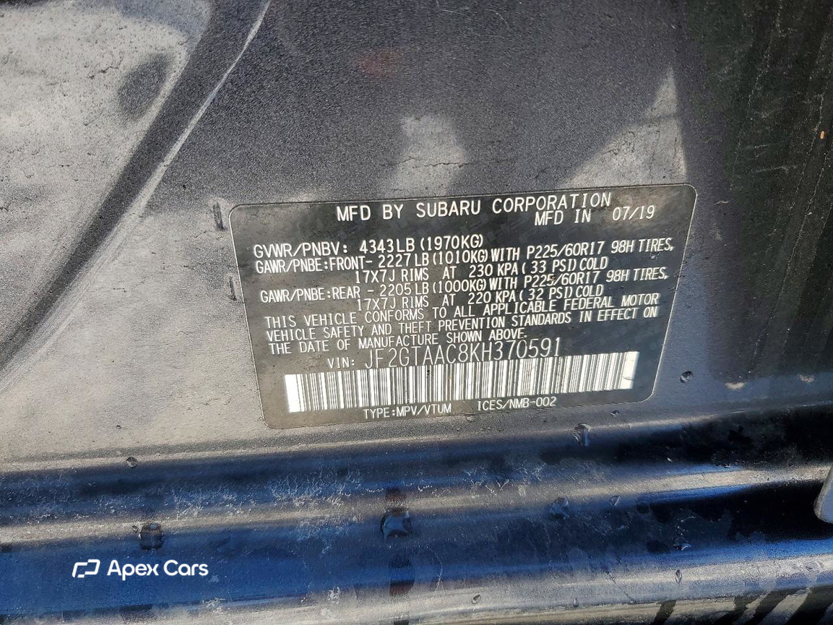 Subaru XV 2019