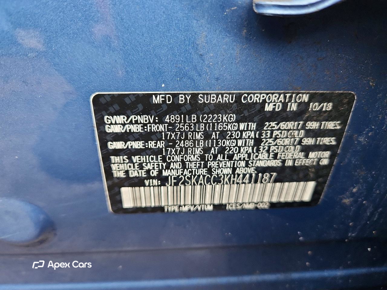 Subaru Forester 2019