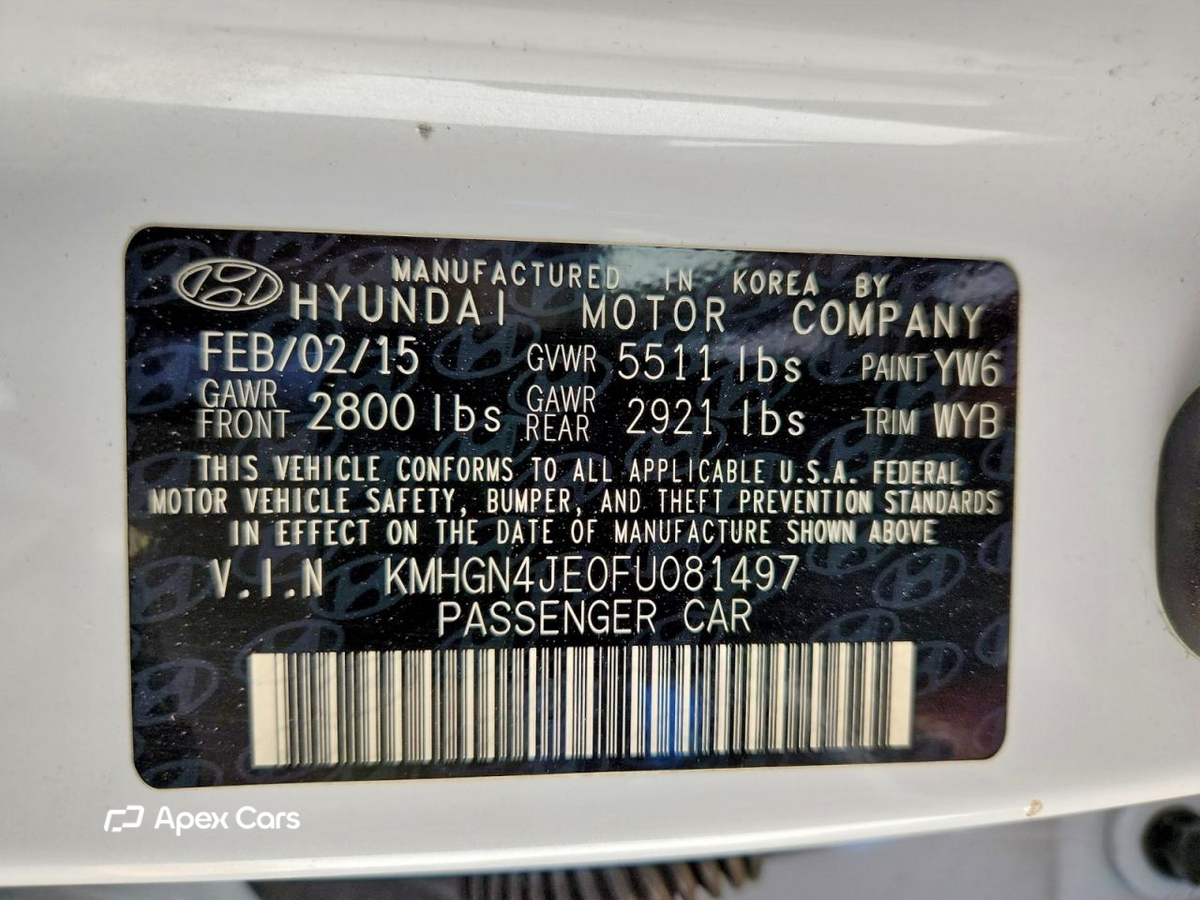 Hyundai Genesis 2015