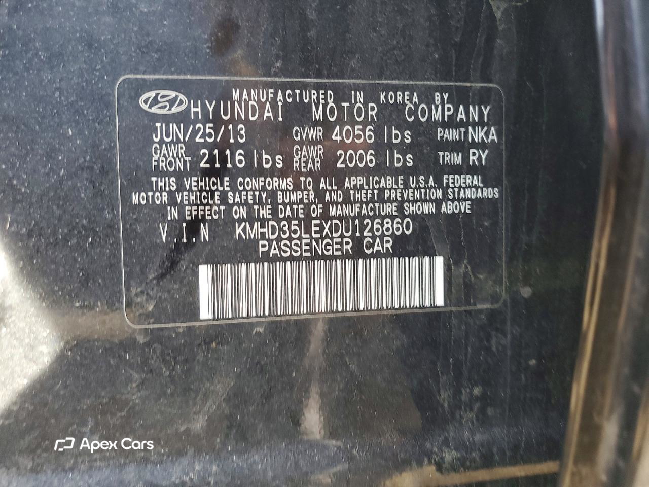 Hyundai Elantra 2013
