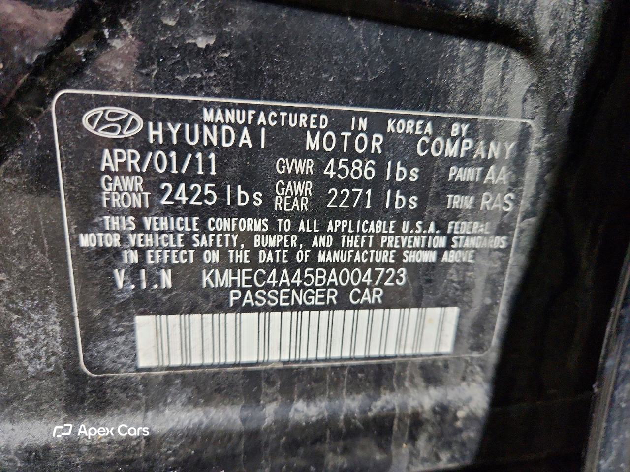 Hyundai Sonata 2011