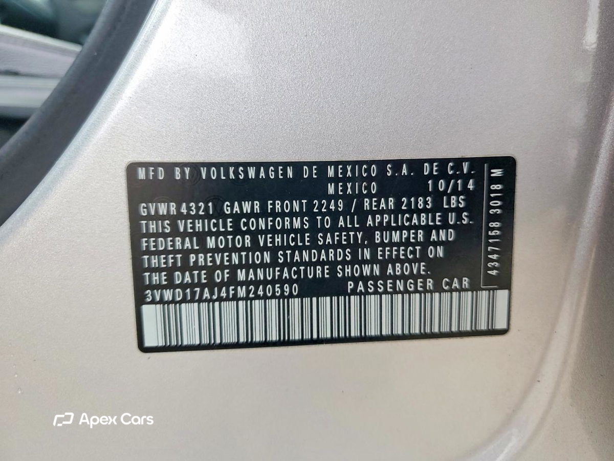 Volkswagen Jetta 2015