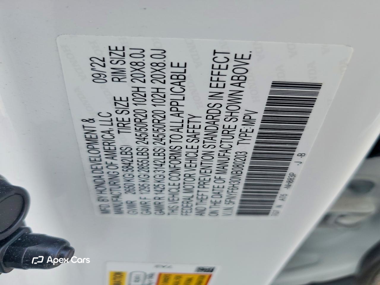 Honda Pilot 2022