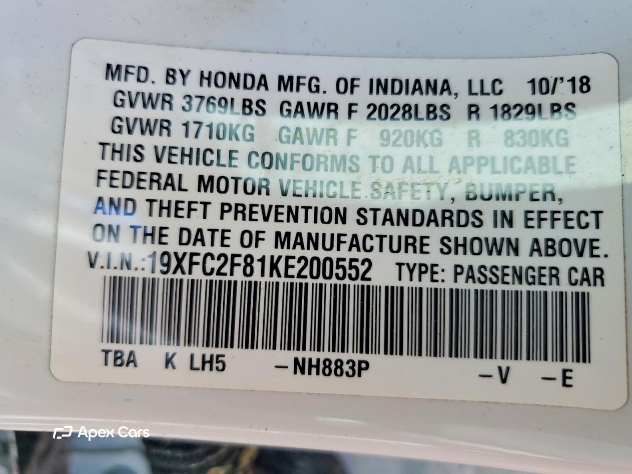 Honda Civic 2019