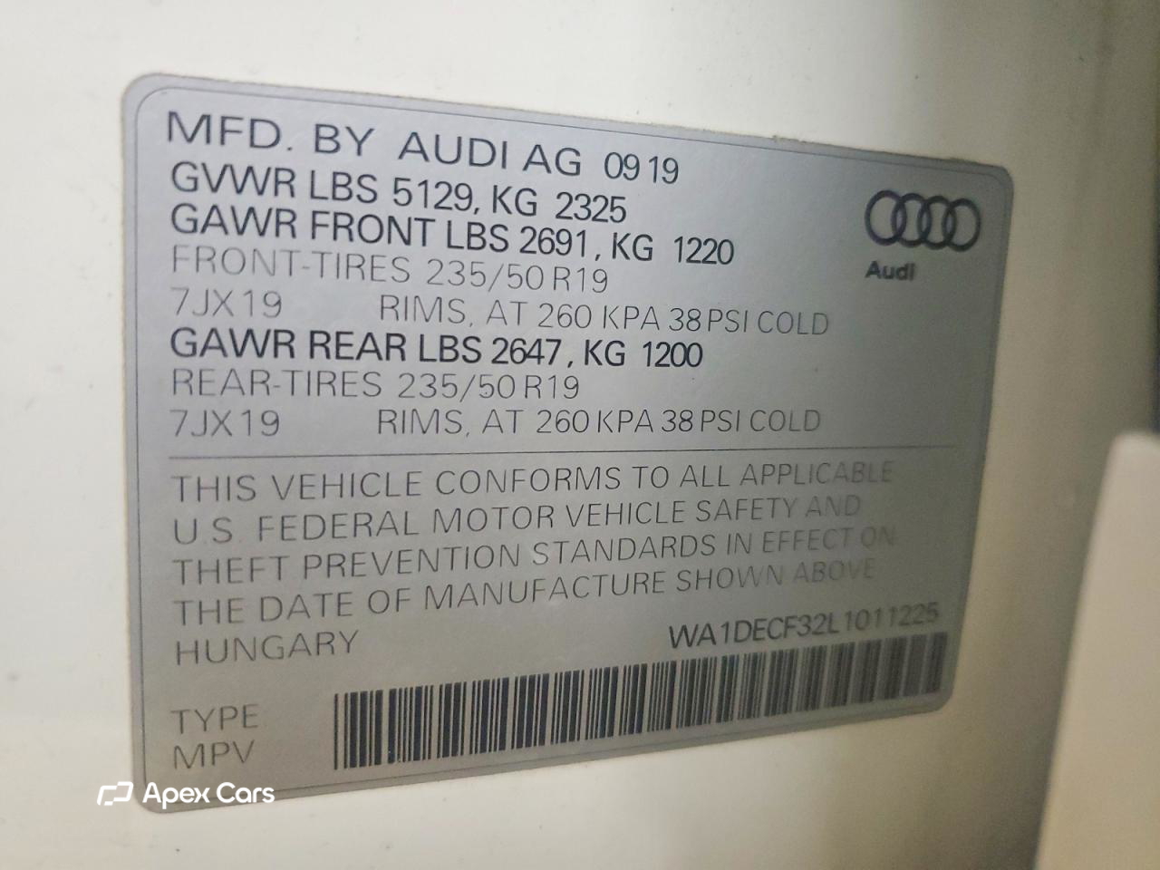 Audi Q3 2020