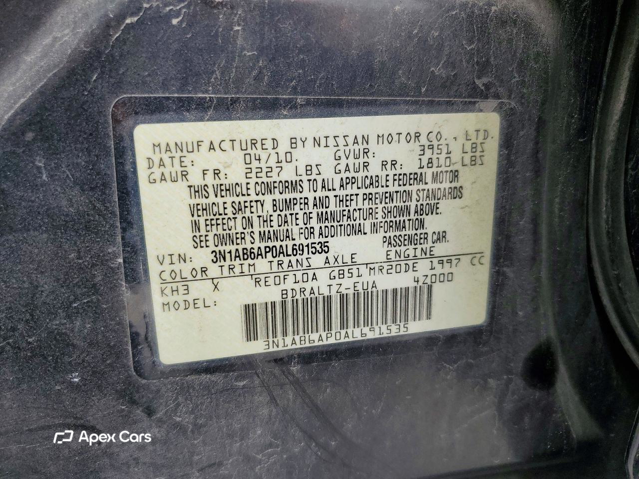 Nissan Sentra 2010