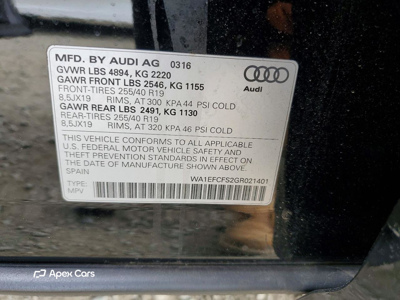 Audi Q3 2016