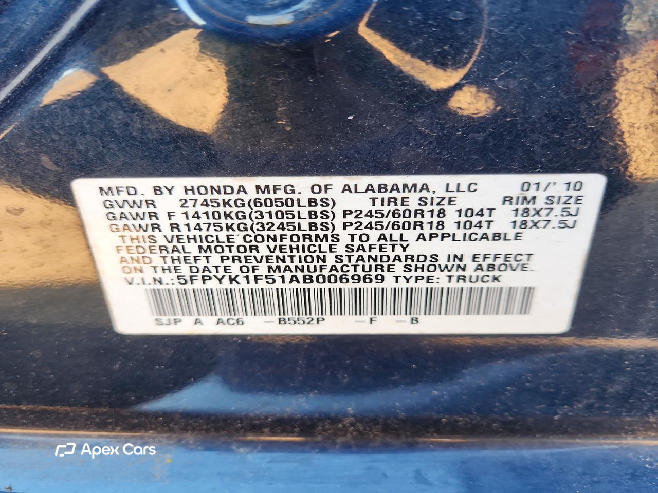 Honda Ridgeline 2010