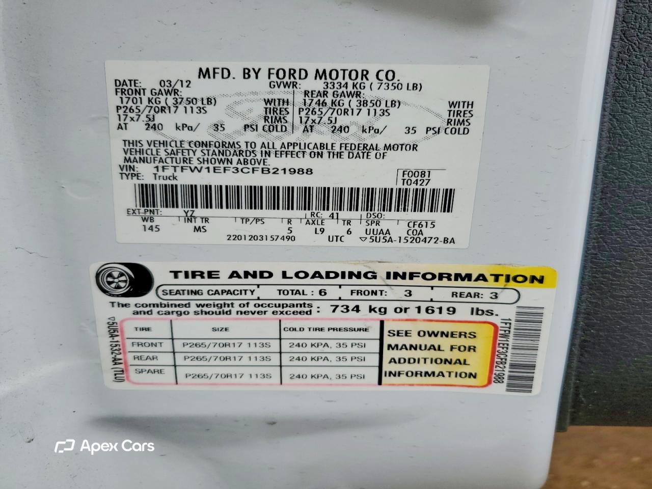 Ford F-150 2012