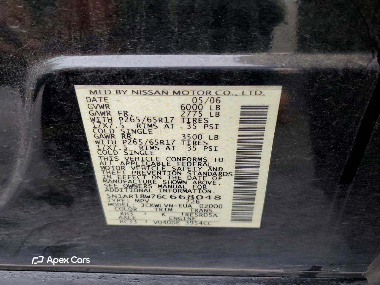 Nissan Pathfinder 2006