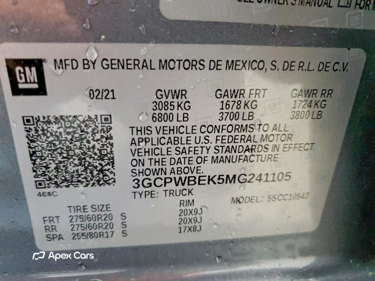 Chevrolet Silverado 2021