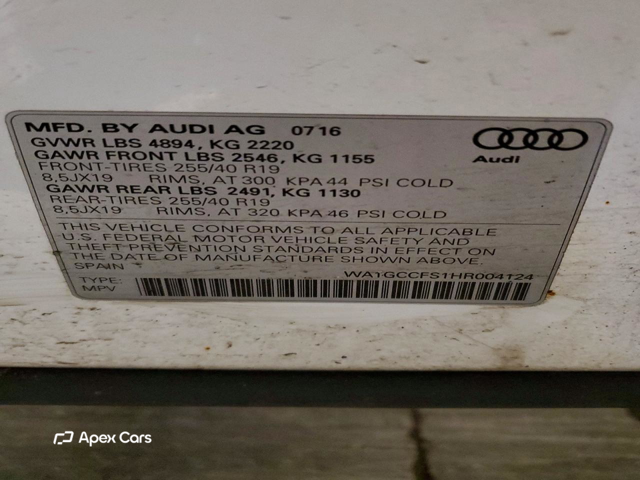 Audi Q3 2017
