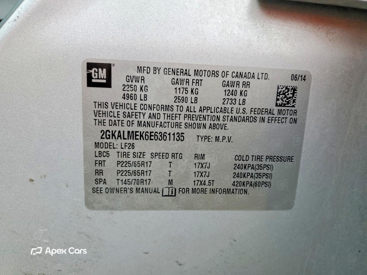 GMC Terrain 2014