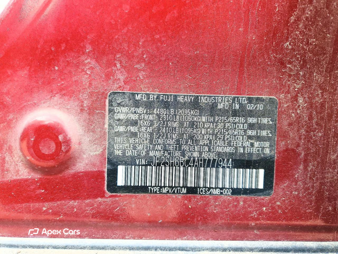 Subaru Forester 2010